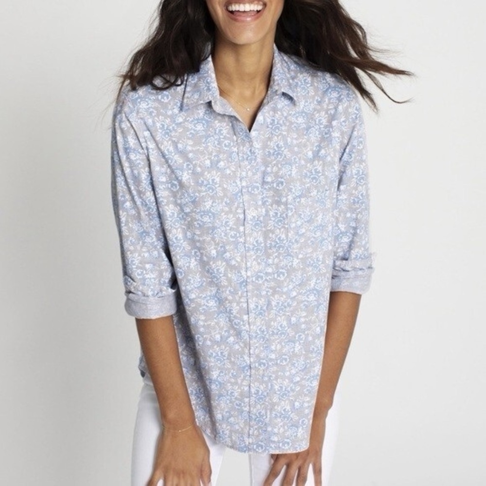 Grayson by Frank & Eileen The Hero Button Down 01 XS Blue Henrietta Floral